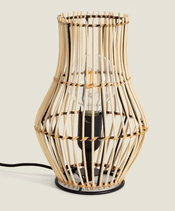 Lámpara de Mesa de Ratán Arawa Sulu