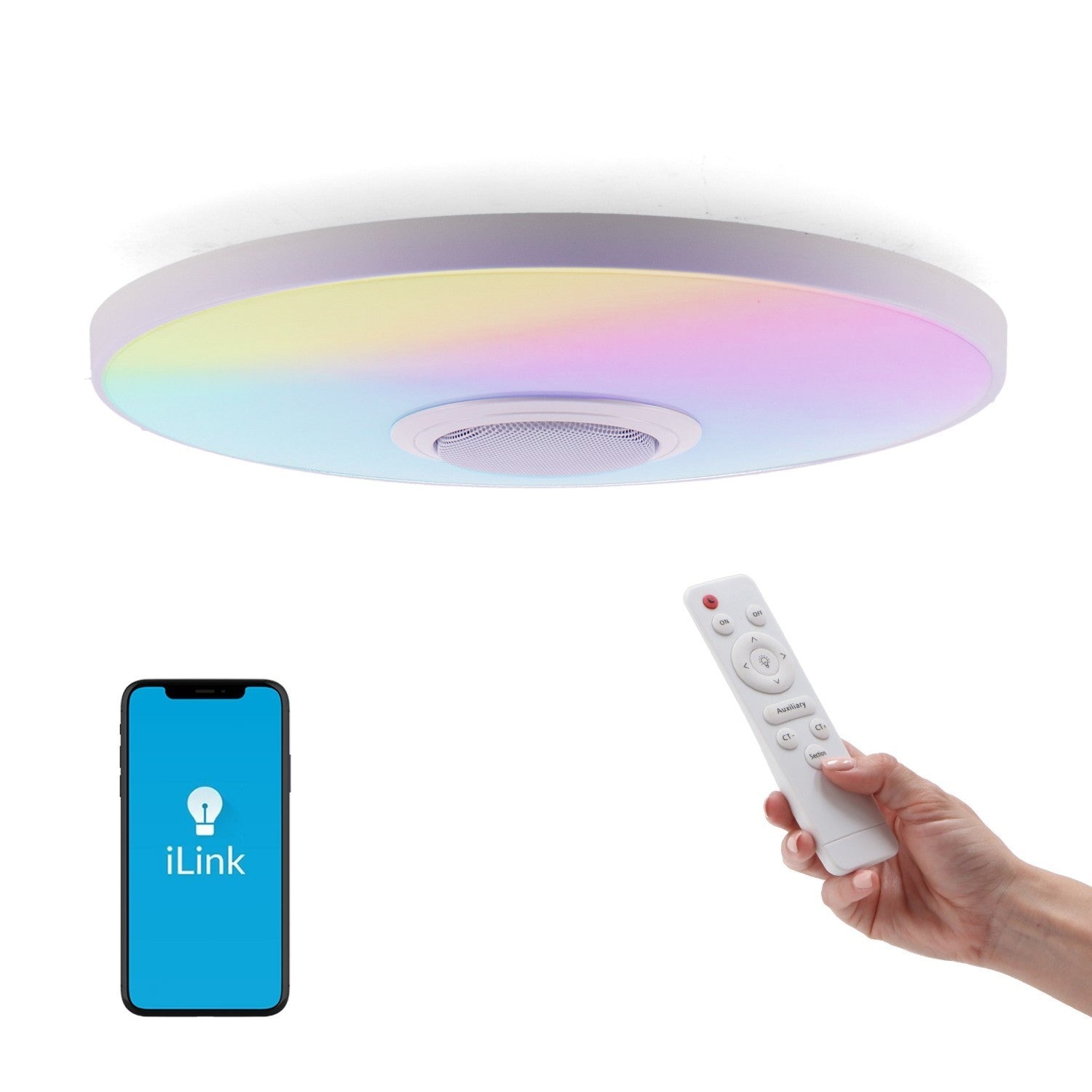 Plafón Led Magic 25W Rgb+Cct