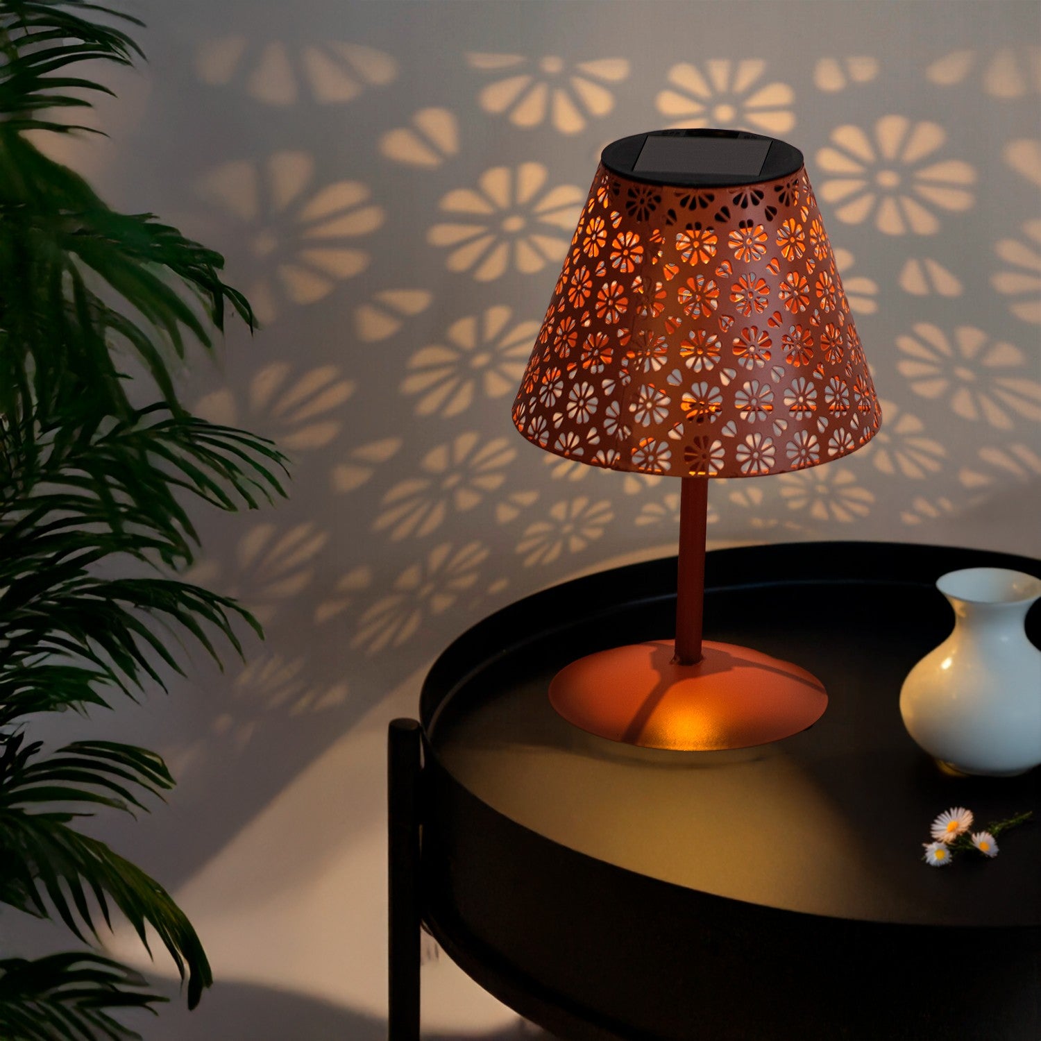 Lampara Led Solar de Sobremesa Hearth