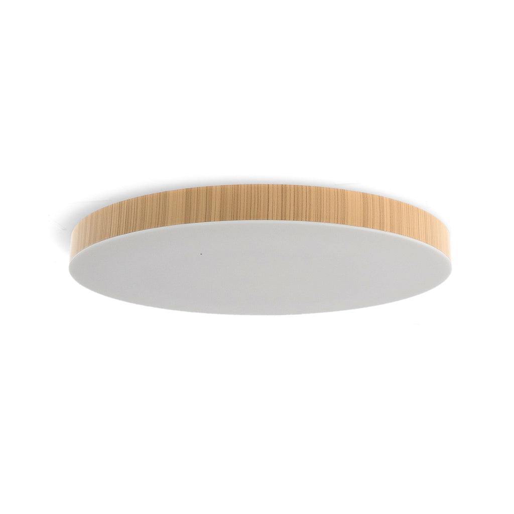 Plafón LED Neox 50W Wood - Alta Potencia Acabado Madera
