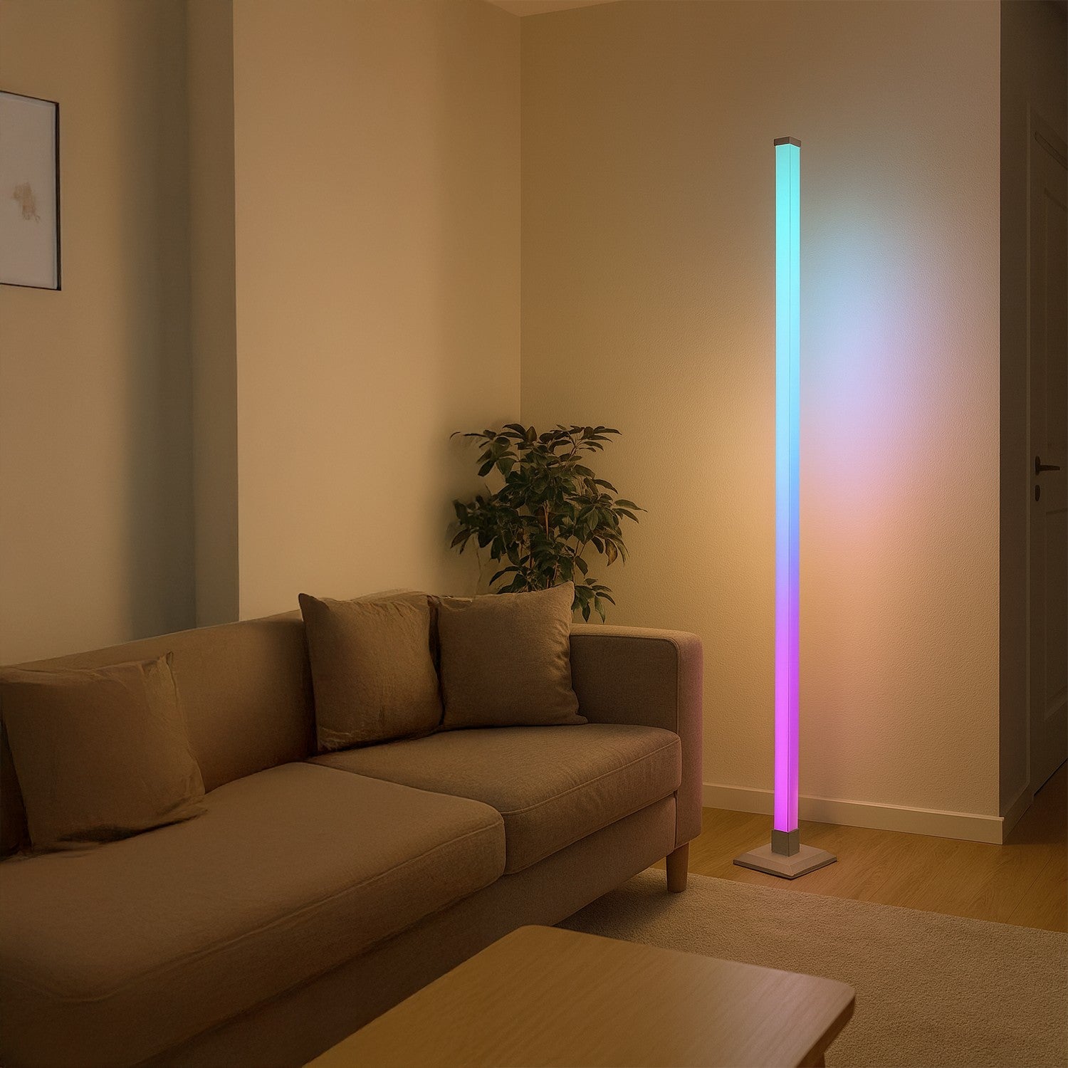 Lámpara de Pie 5V Dc Rgb Con Control Remoto y App