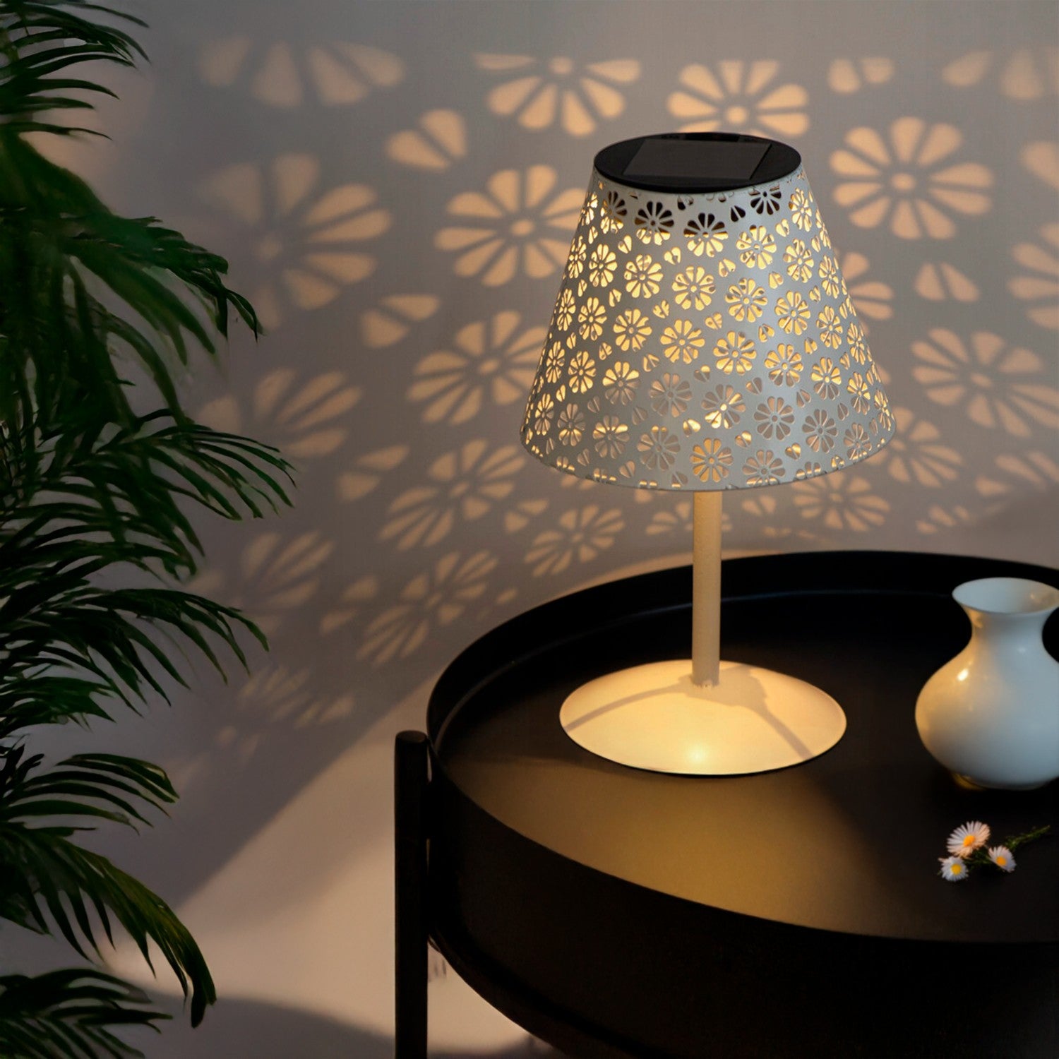 Lampara Led Solar de Sobremesa Hearth