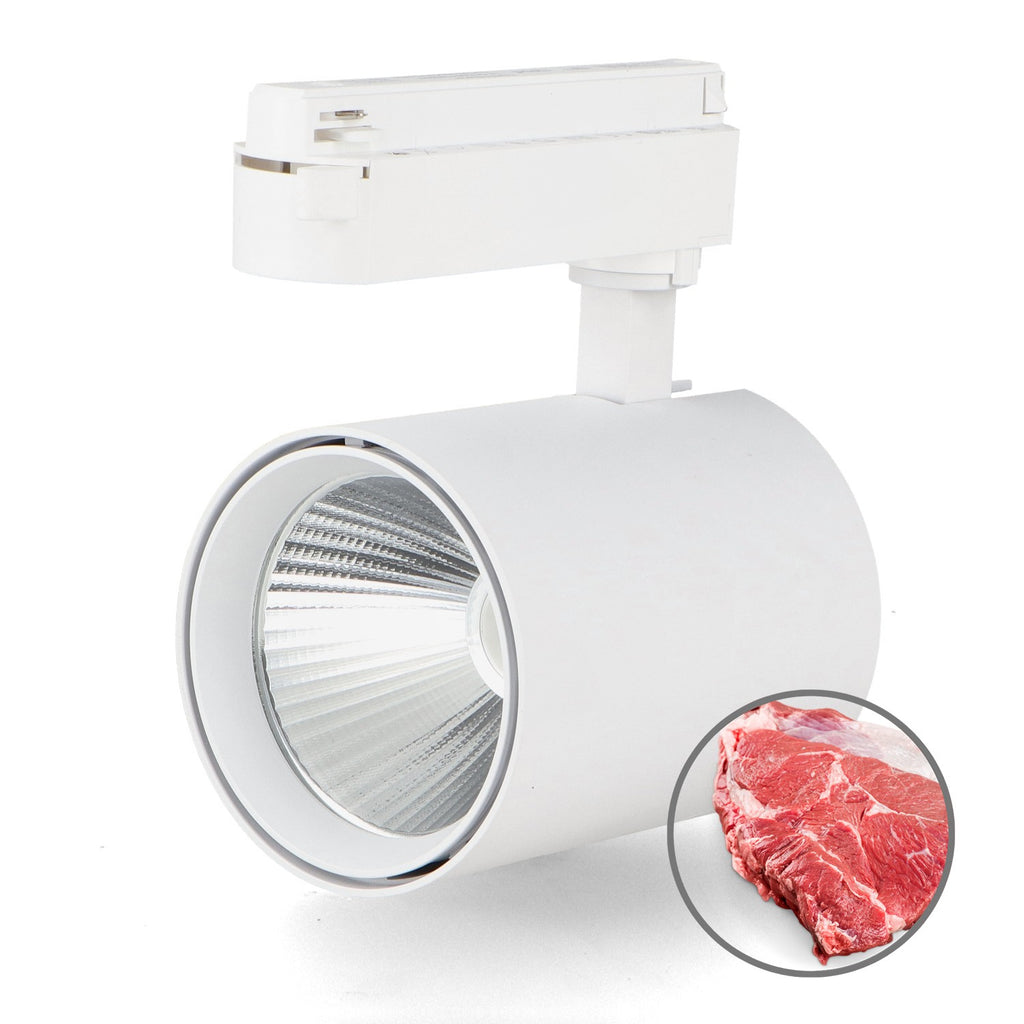 Foco LED Carril White Air 30W - CRI98 No Flicker Carnicería