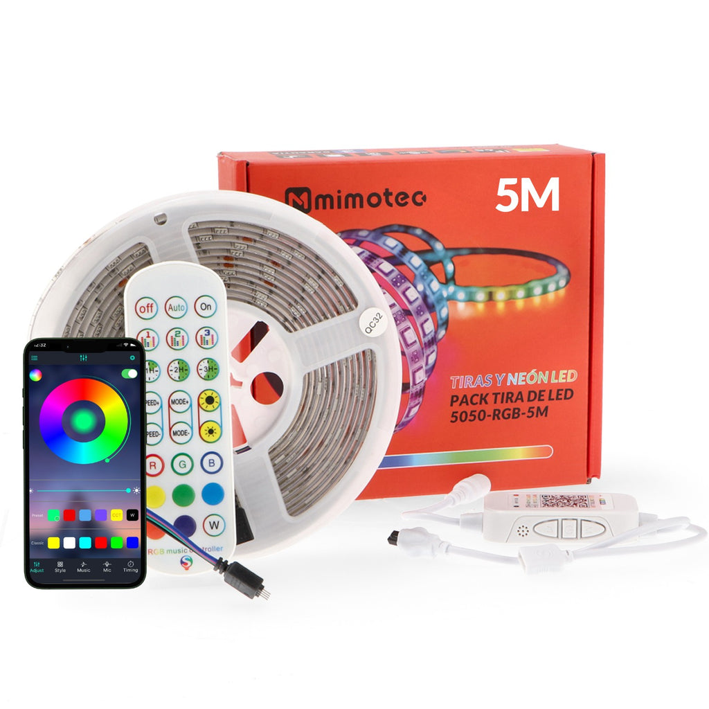 Pack Tira de Led 12V 30L Rgb - 5 Metros