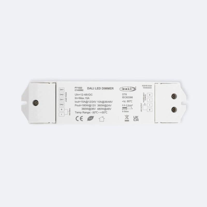Controlador DALI para Tira LED Monocolor 12/24V DC Compatible con Pulsador