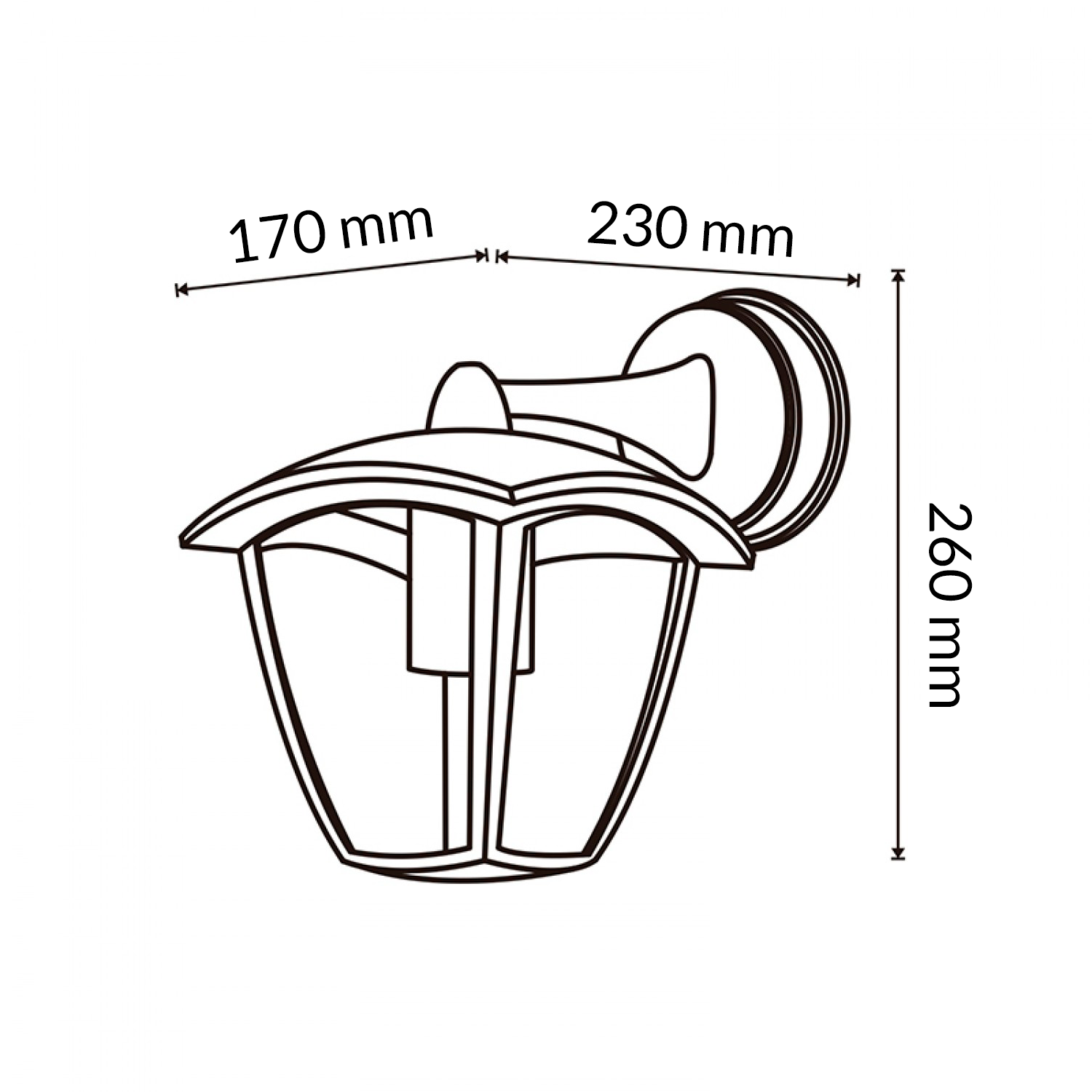 Aplique de Pared Ronse Con Sensor