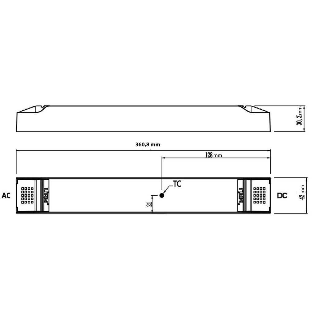 Fuente de Alimentación Led Lifud Dimable Dali / Push Dt8 150W 24Vdc