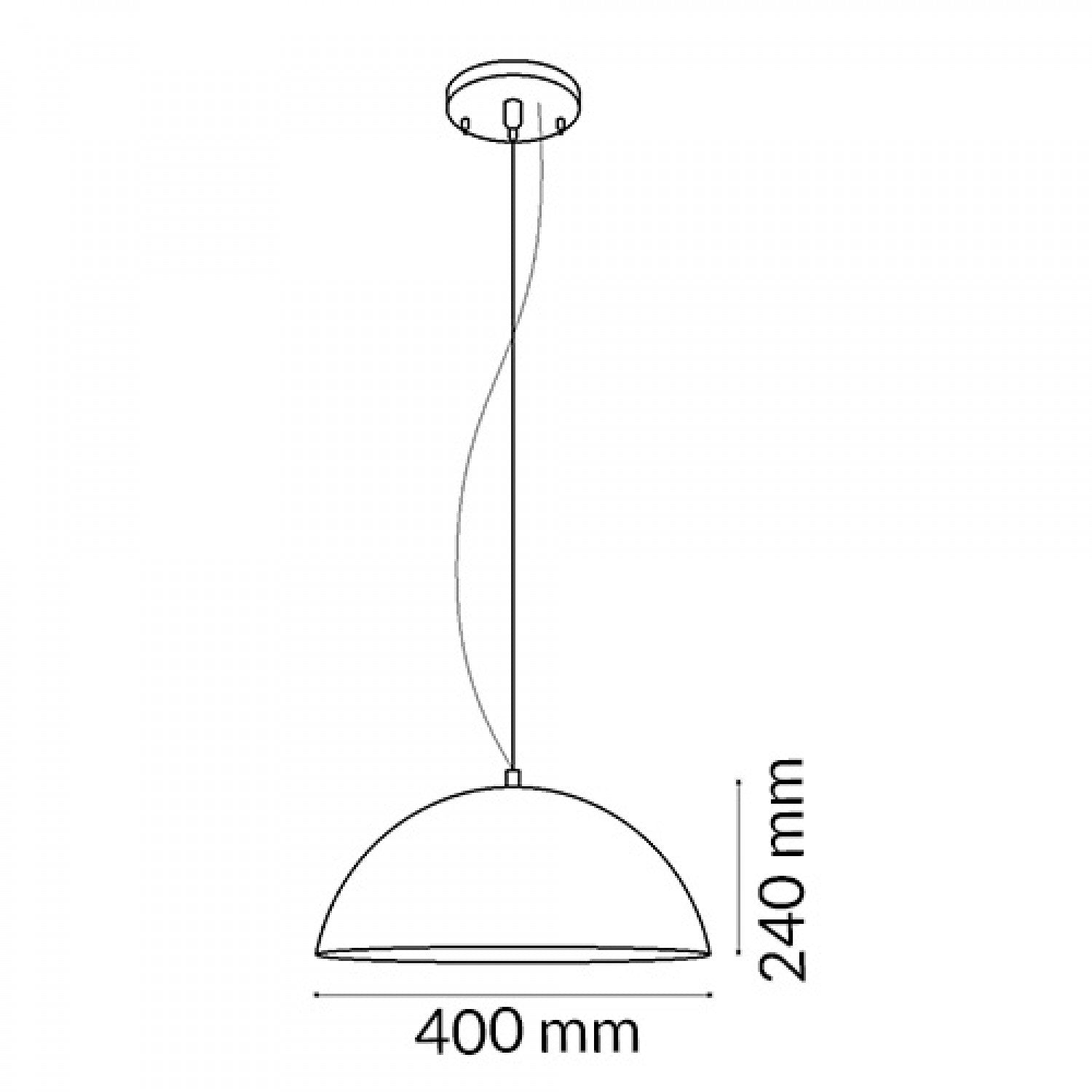 Lámpara de techo Vintage Pople