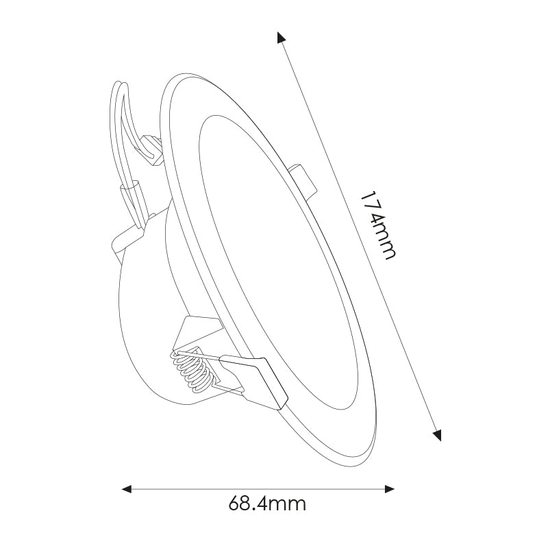 Foco Downlight Led Dl6 15W Dali