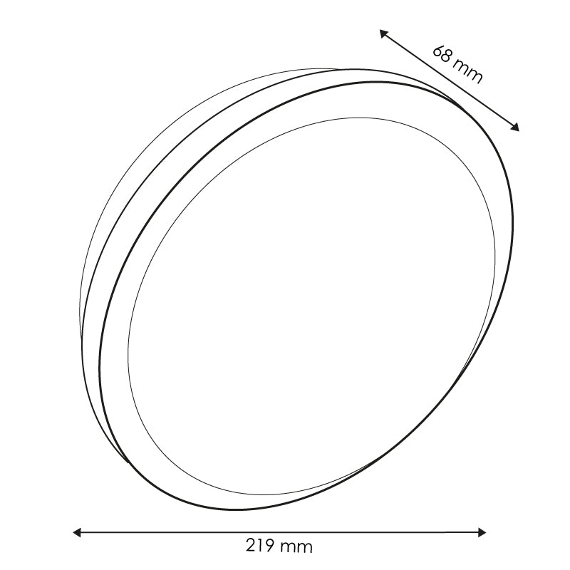Plafón Led Screw 20W Ip65