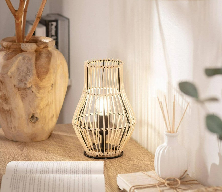 Lámpara de Mesa de Ratán Arawa Sulu