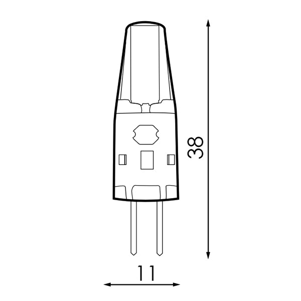 Bombilla LED G4 12VDC COB 3W - Mini Bi-Pin