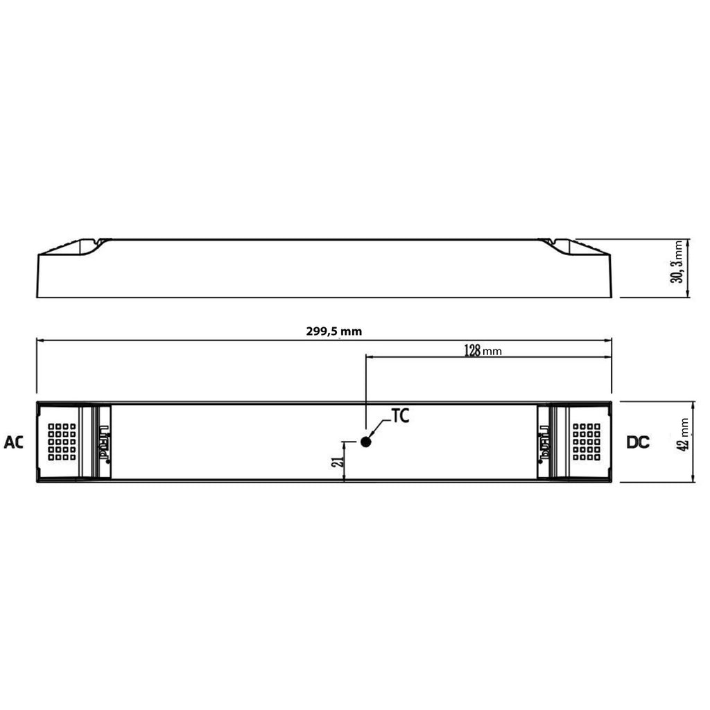 Fuente de Alimentación Led Lifud Dimable Dali / Push Dt6 75W 24Vdc