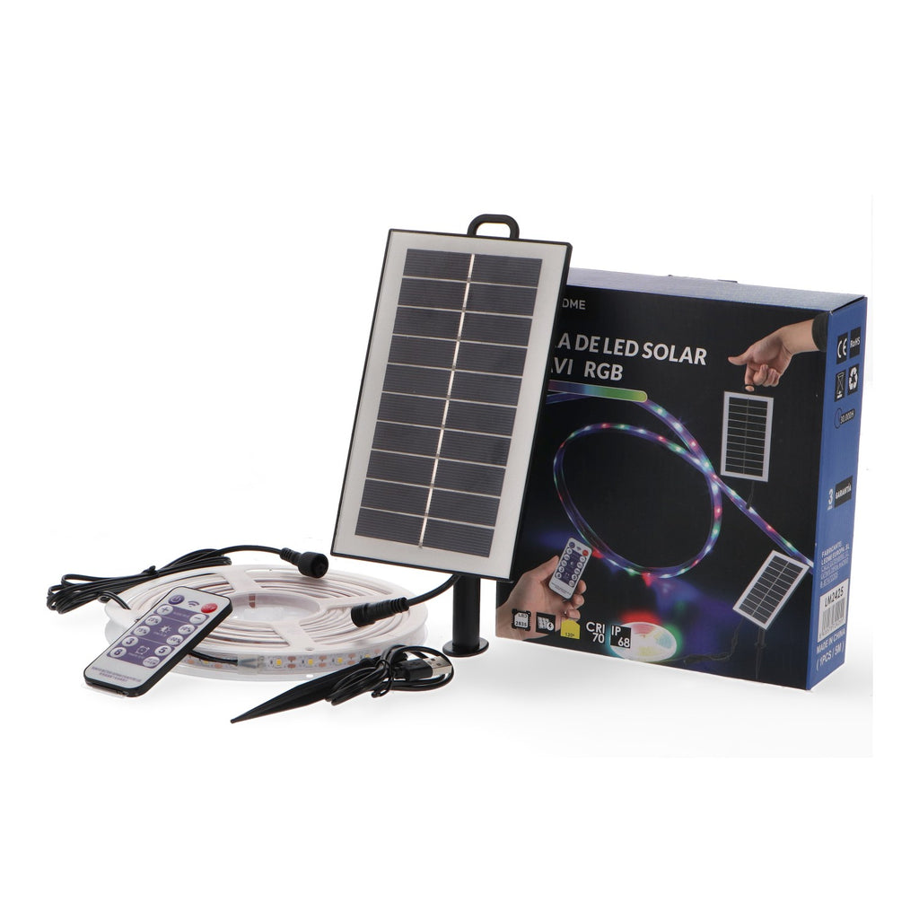 Pack Tira de Led Solar Smd2835 300L Multicolor - 5 Metros