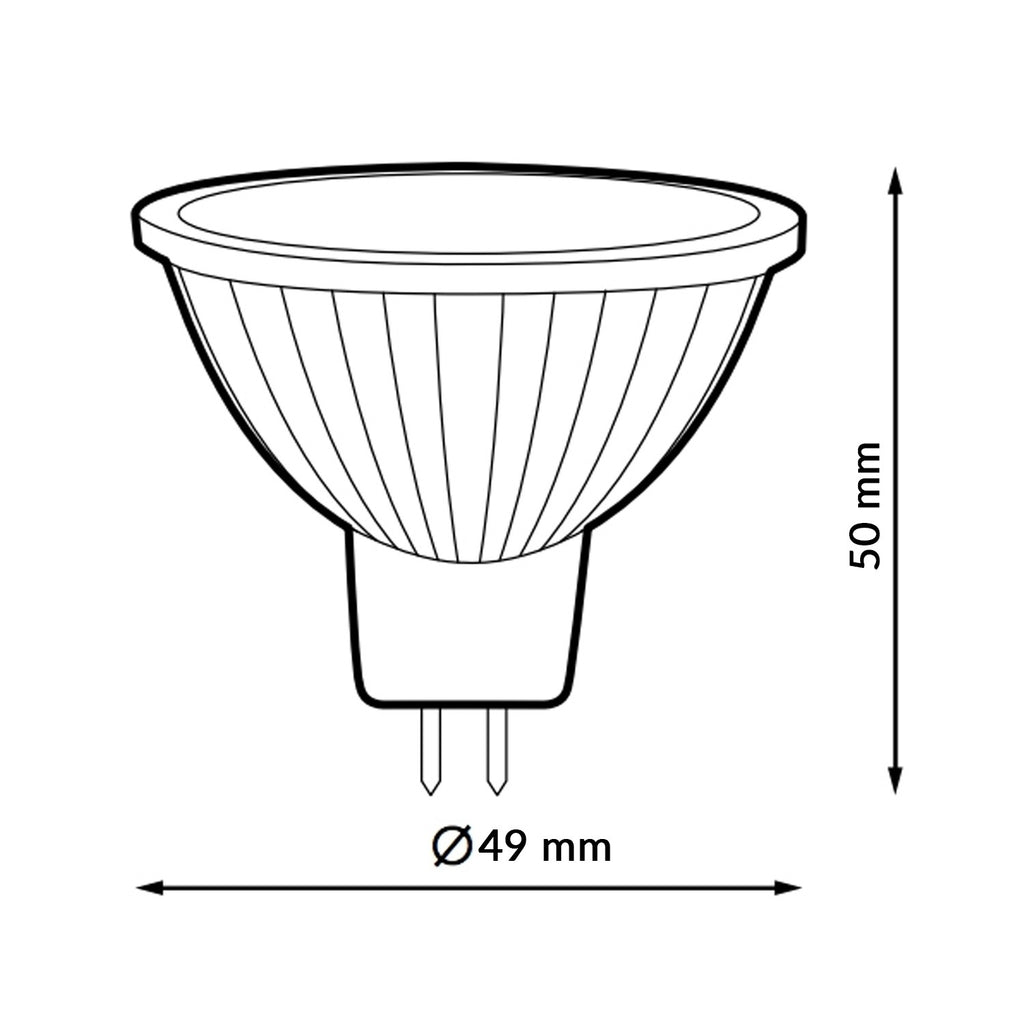Bombilla Led Mr16 Smd Plus 7W