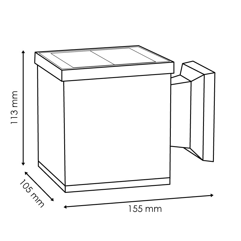 Aplique Led Solar Jano - Dsc