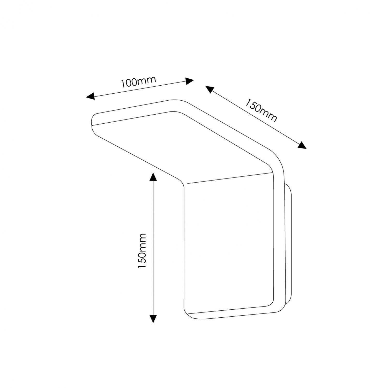 Aplique de Pared Led Double White