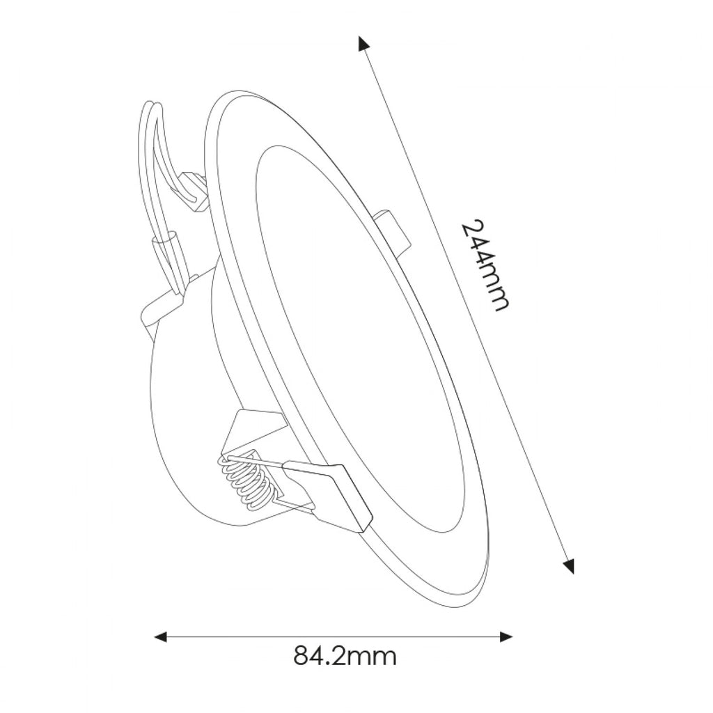 Foco Downlight Led Dl6 25W Dali