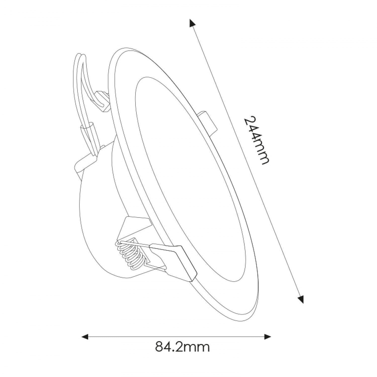Foco Downlight Led Dl6 25W Dali