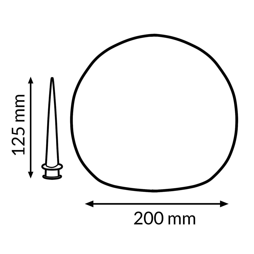 Bola LED Solar para Jardín Sara — 20cm y 25cm IP44 3000K
