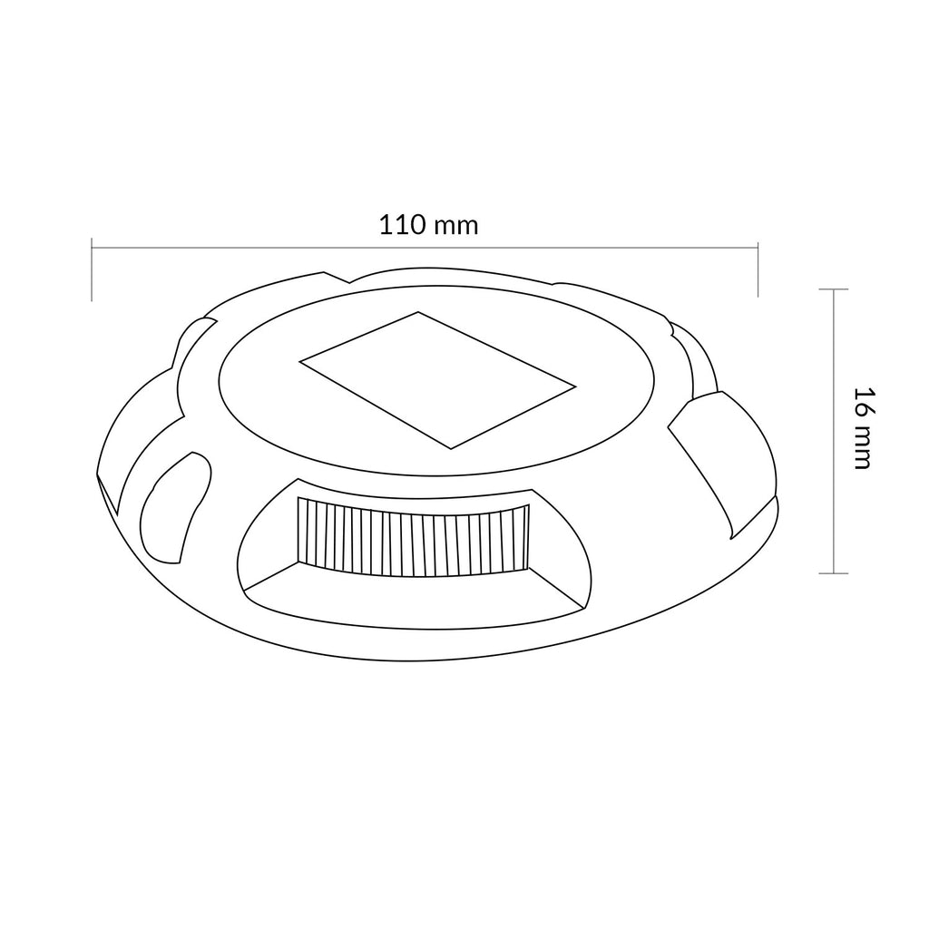 Baliza Led Solar Joaq de Suelo Con Pincho