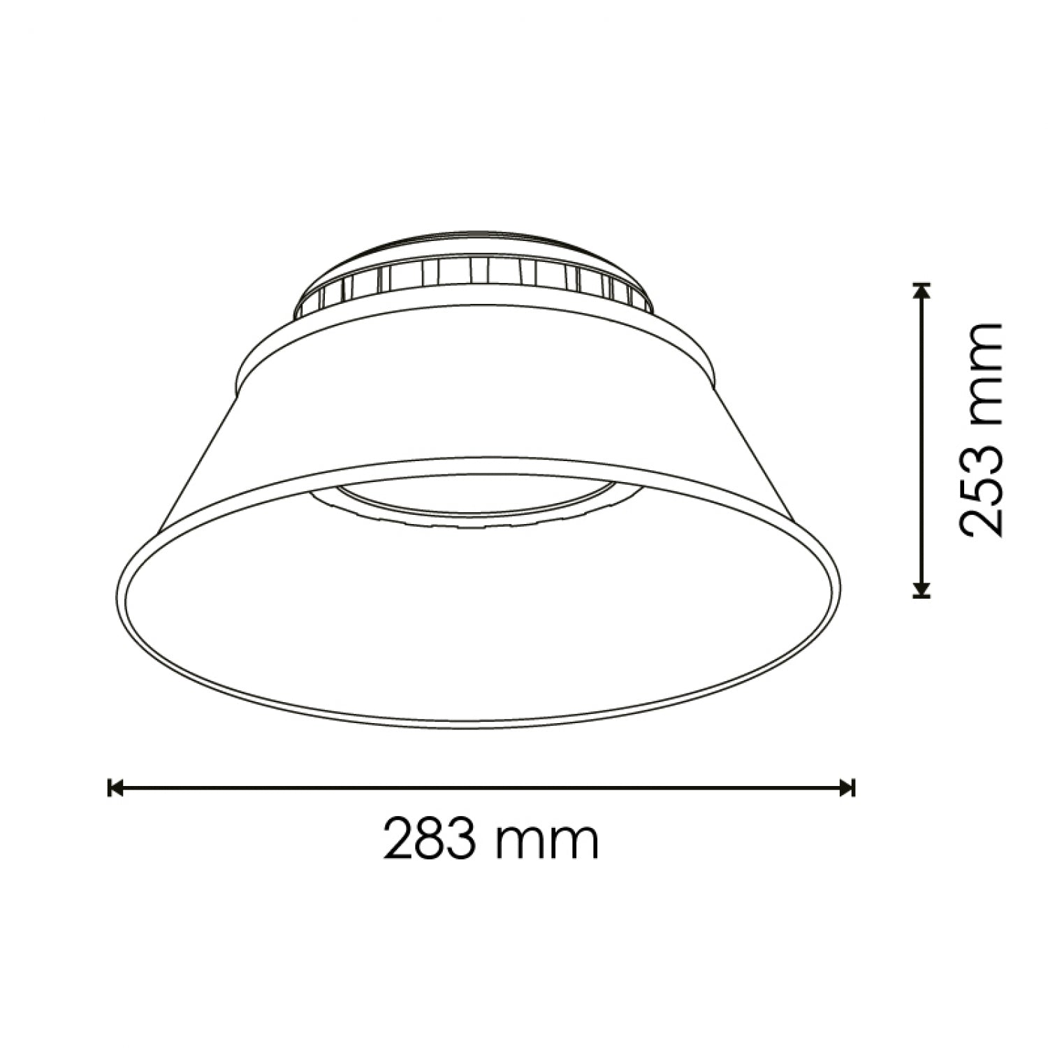 Campana Led Infinity 100W - Dsc