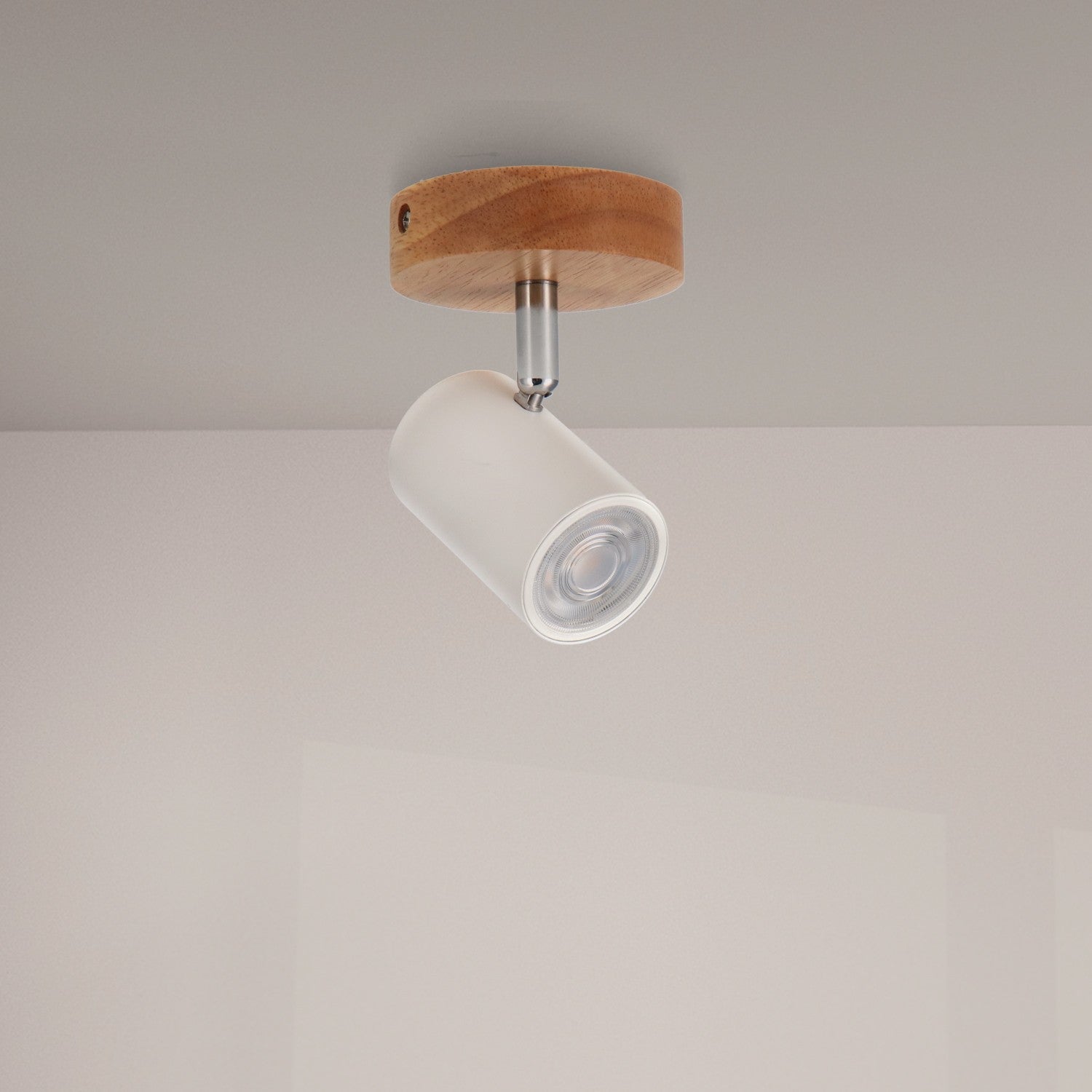 Lámpara de Techo Serie Wood 1 Focos Gu10