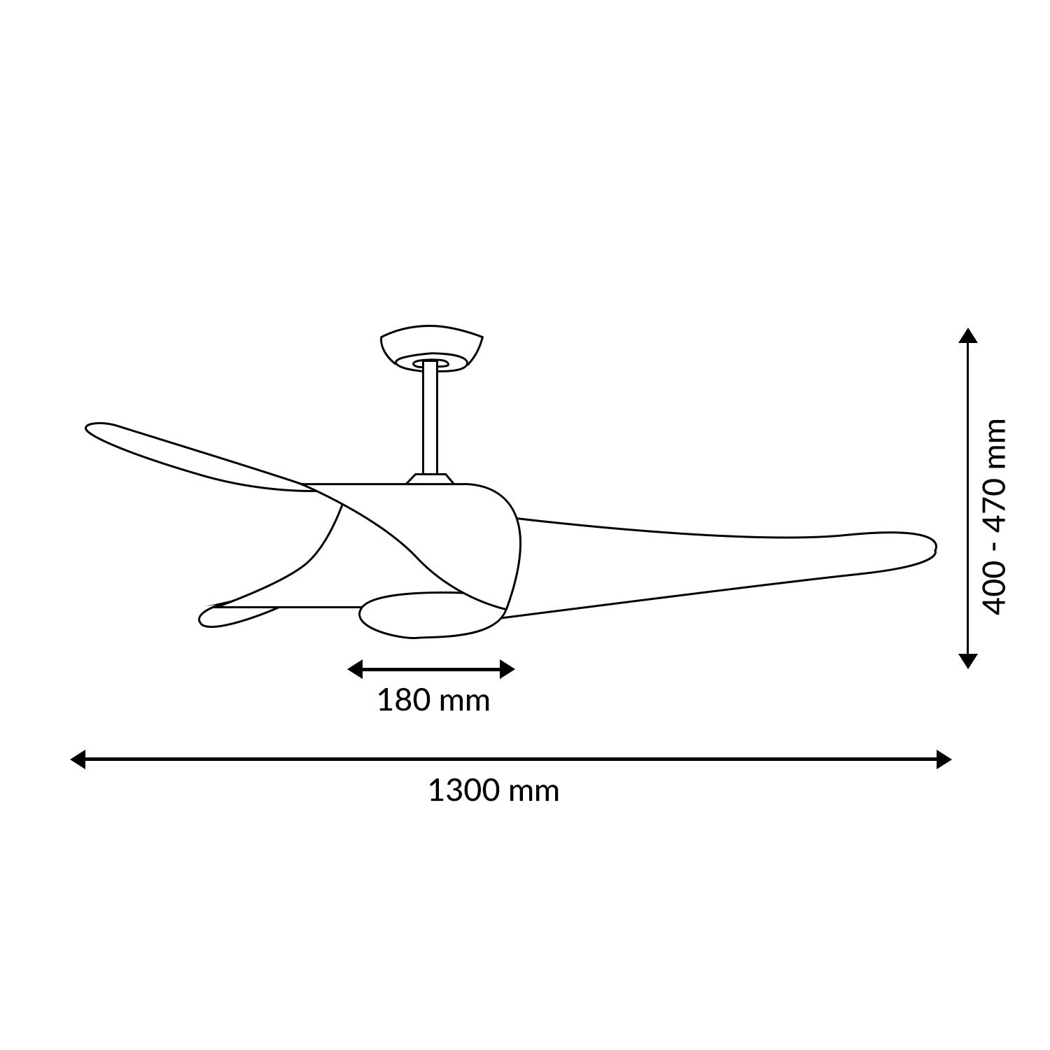 Ventilador de Techo LED Fanton Madera DC ø127 cm — Diseño Escultórico Nogal 8 Velocidades