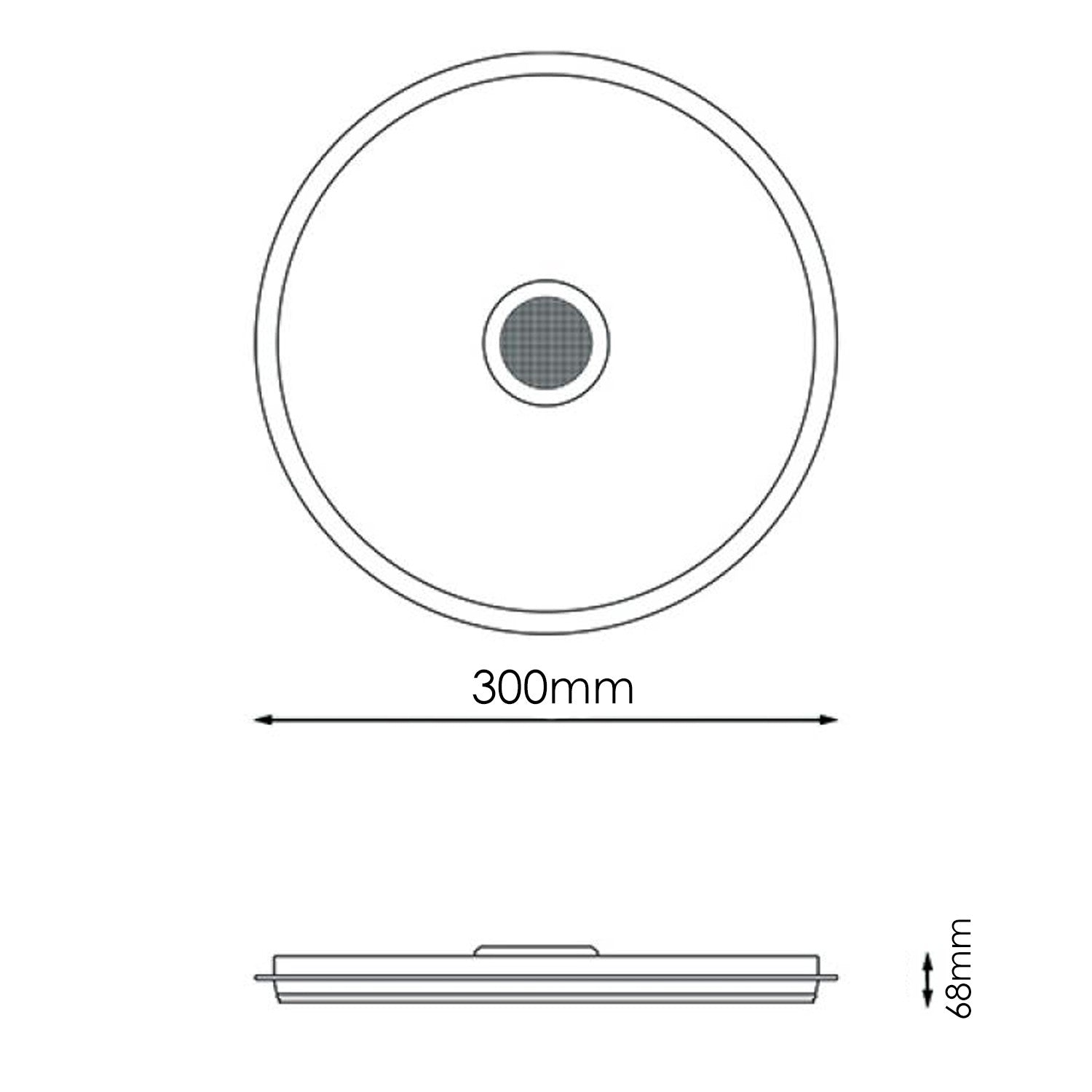 Plafón Led Magic 25W Rgb+Cct