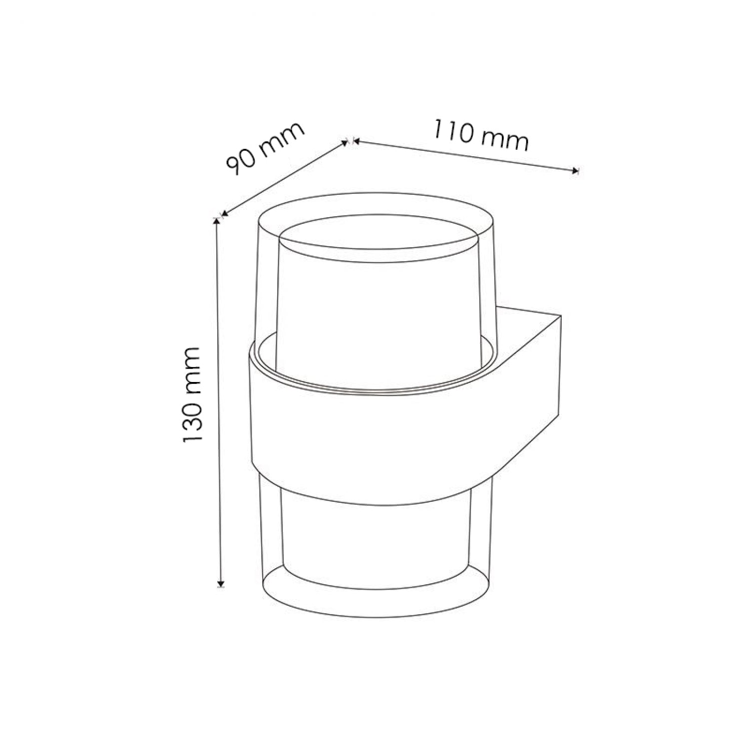 Aplique de Pared Led Ian 10W