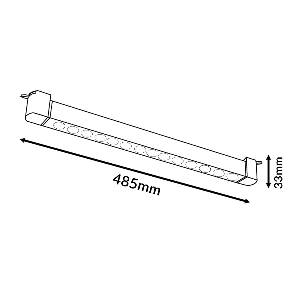Foco LED Carril Lineal Dariz 24W - CRI90 UGR<17