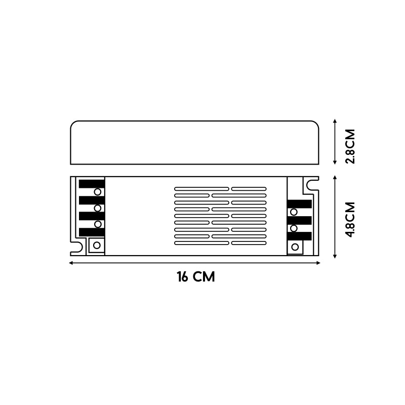 Fuentes de Alimentación Slim Para Tiras Led 100W 24Vdc