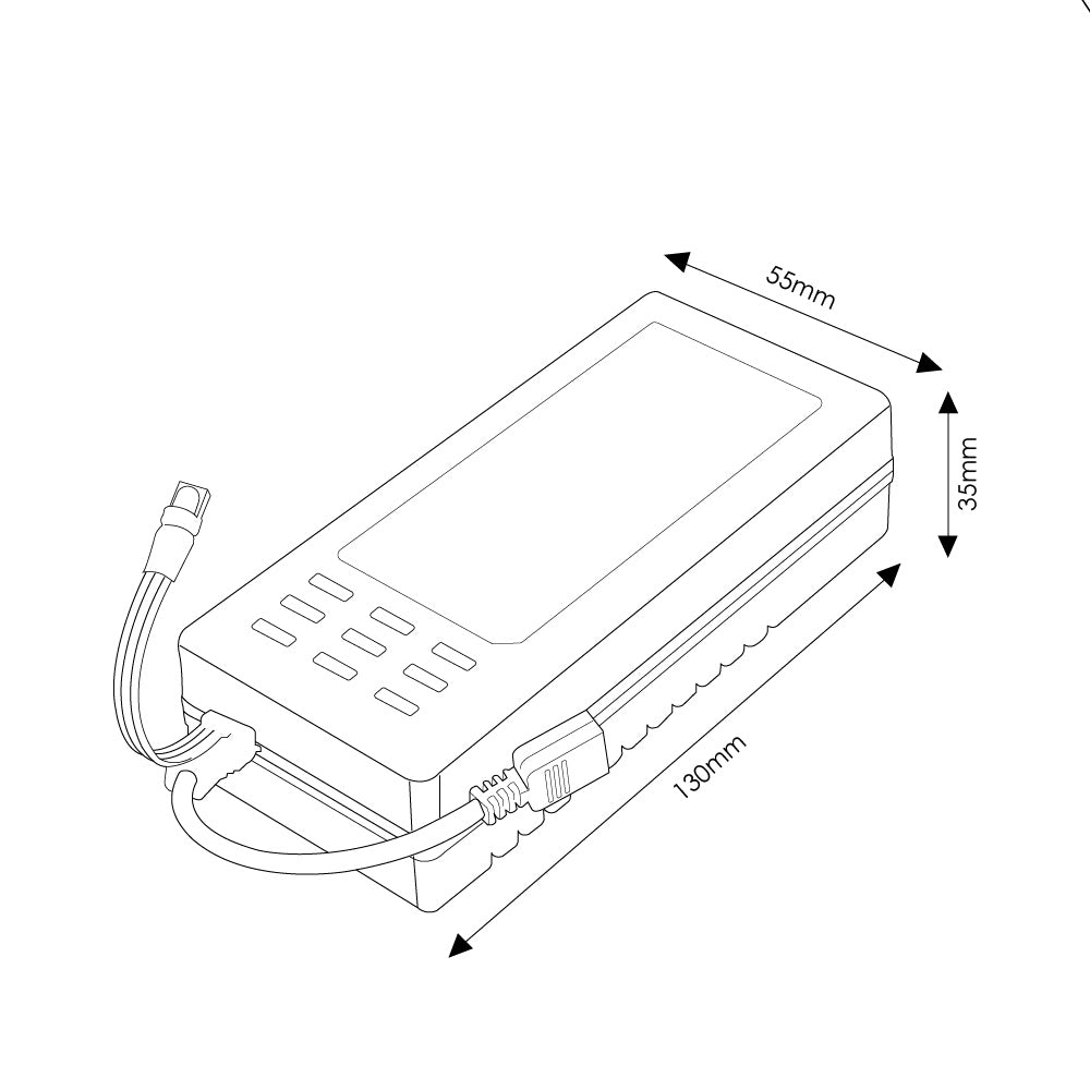 Adaptador de Corriente Para Tiras Led Rgb 60W 24Vdc