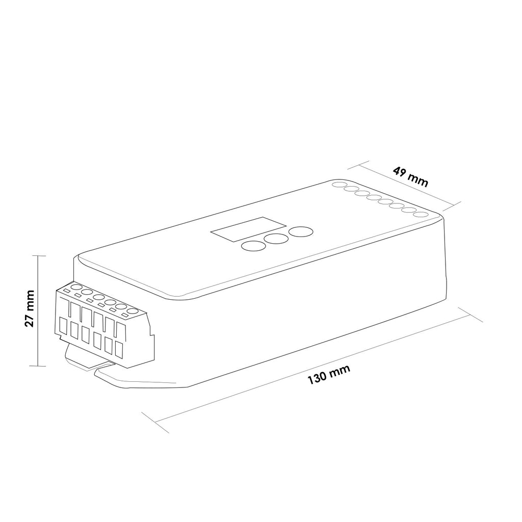Controlador Regulador Led Dali 5 En 1 Dt8 Monocolor/cct/rgb/rgbw/rgb+Cct