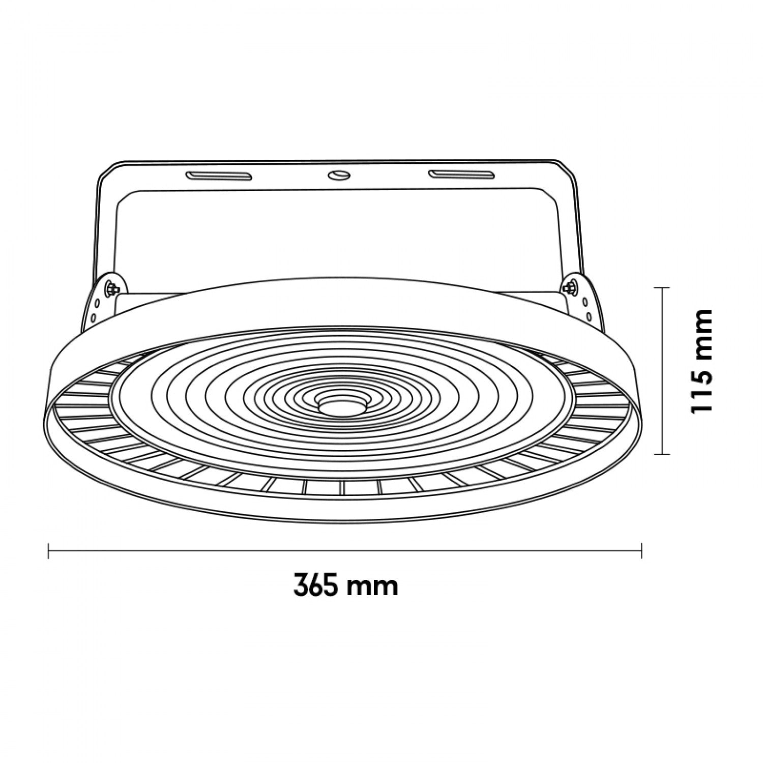 Campana Ufo Led Inspire 200W 1-10V - Dsc