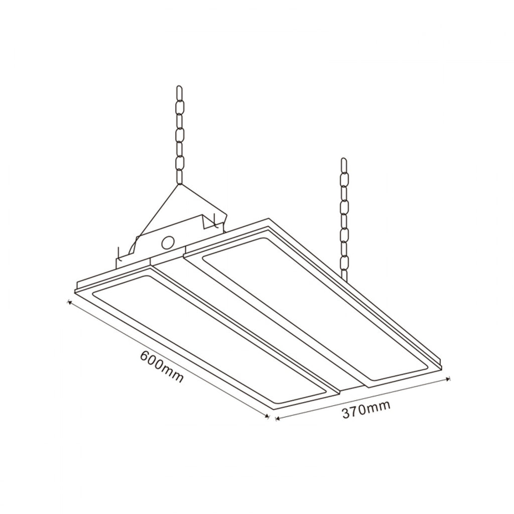 Campana Lineal Led Space 400W 1-10V No Flicker - Dsc