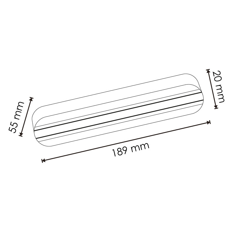 Base de Superficie Con Carril Blanco Monofásico