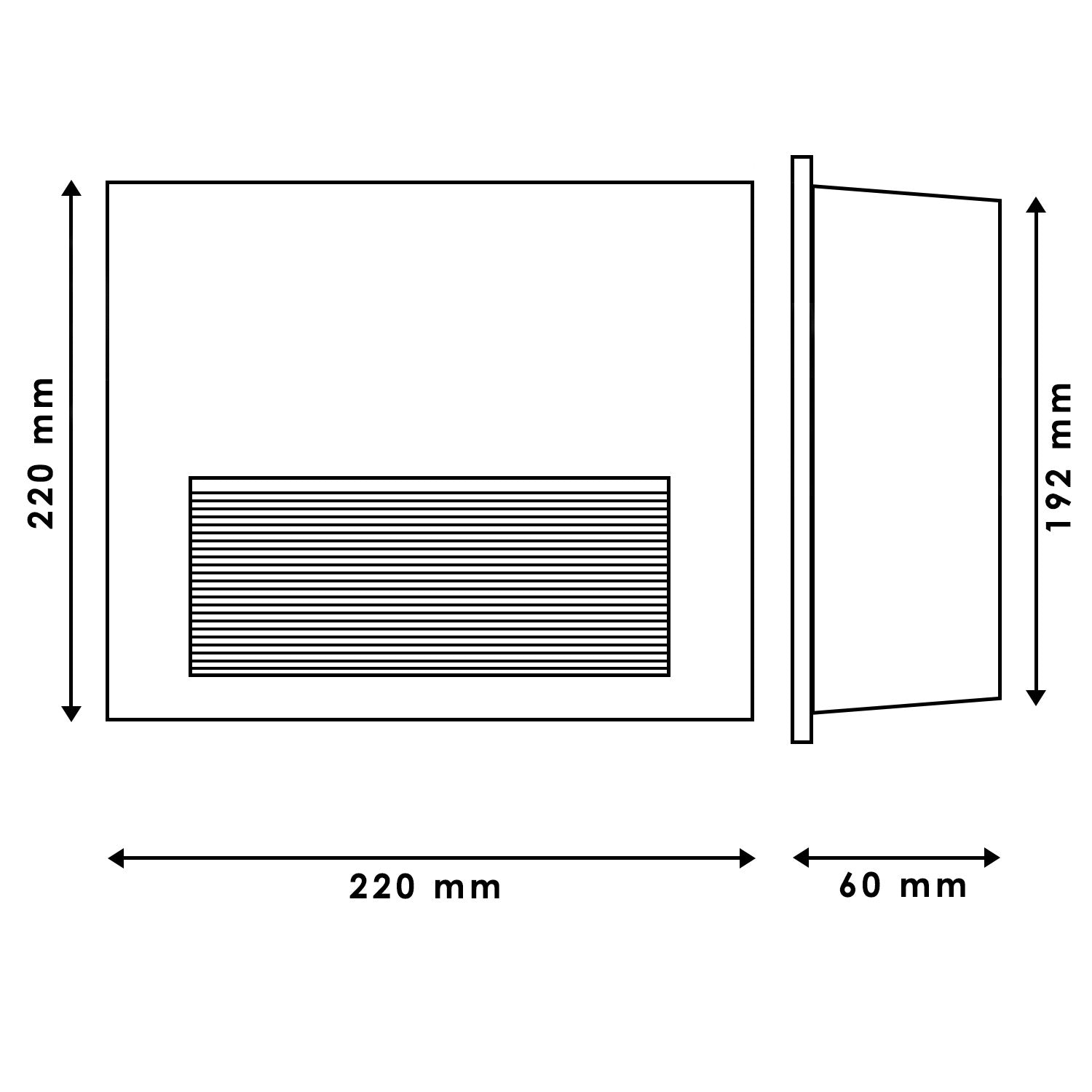 Baliza Led Enfine Empotrable 10W Ip65