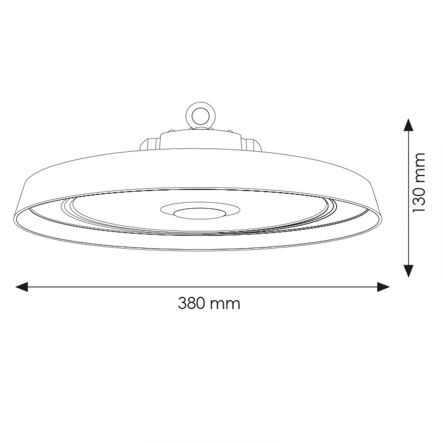 Campana Ufo Led Serie A 200W Dali 2.0