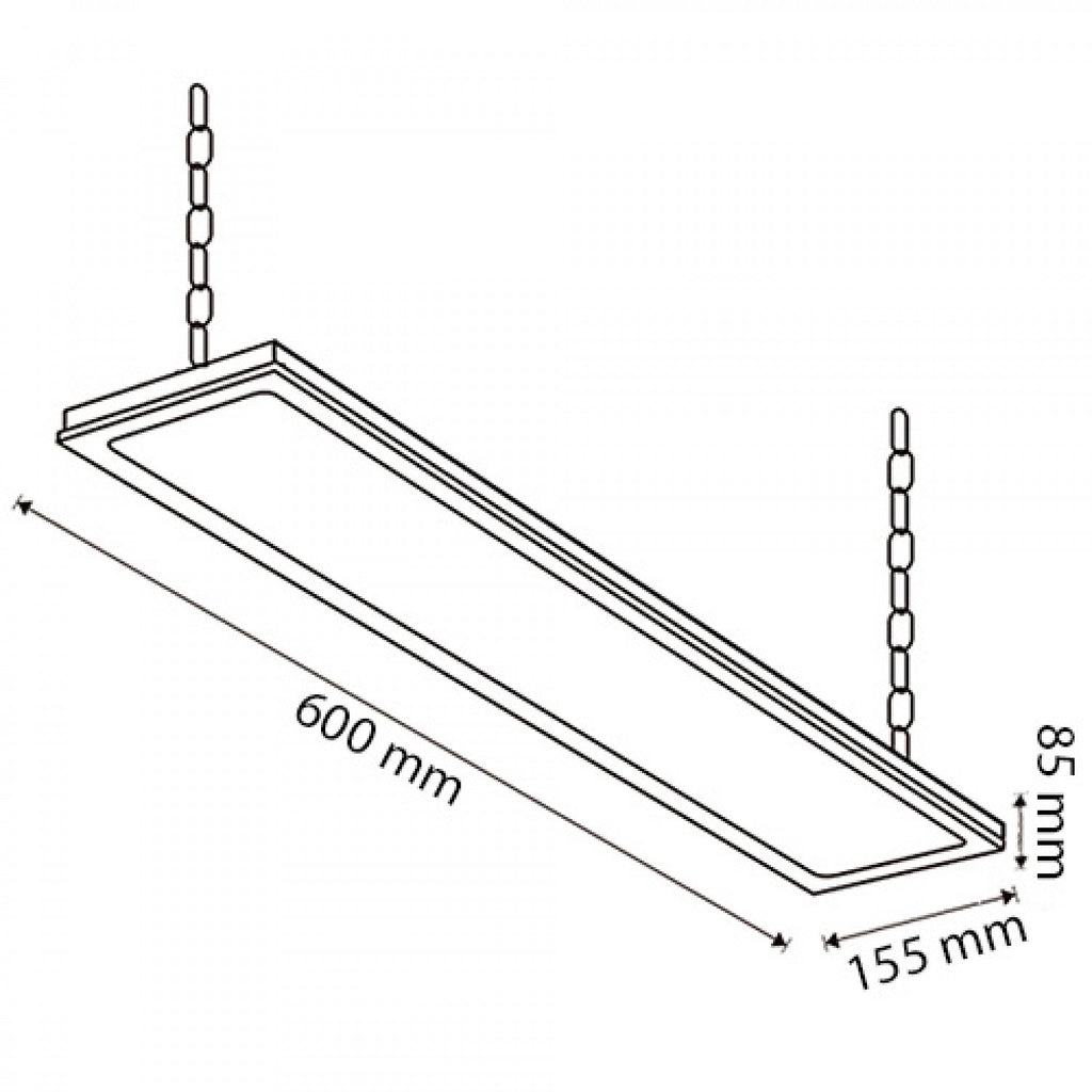 Campana Lineal Led Space 200W 1-10V No Flicker - Dsc