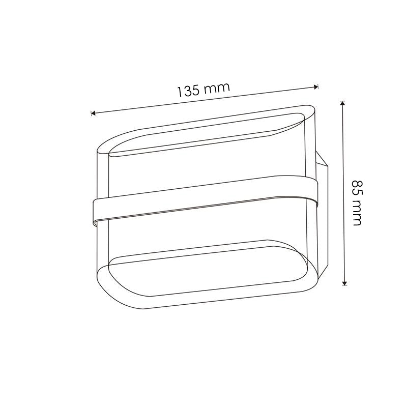 Aplique de Pared Led Arrow 10W