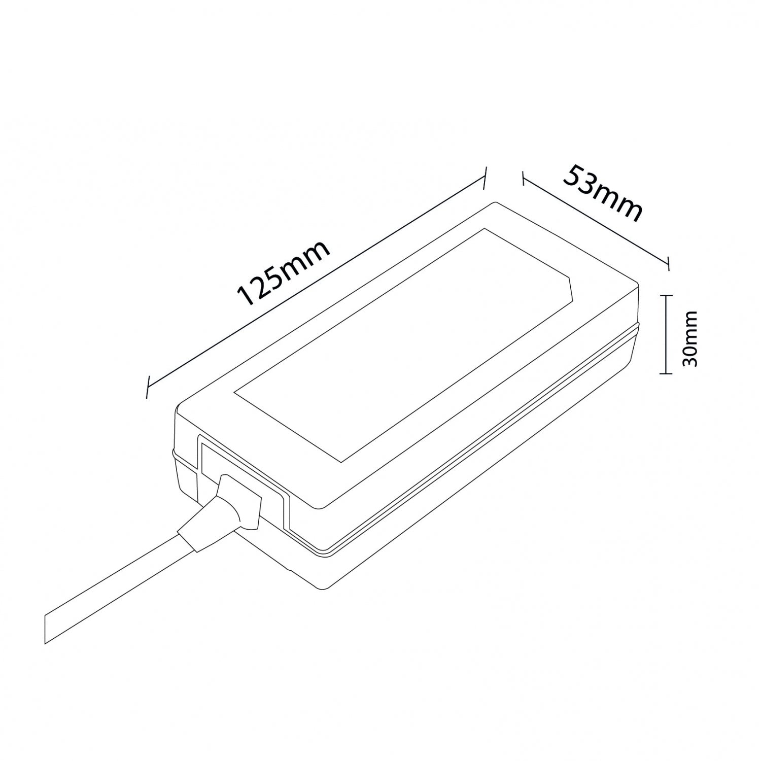 Adaptador de Corriente Para Tiras Led 60W 24Vdc
