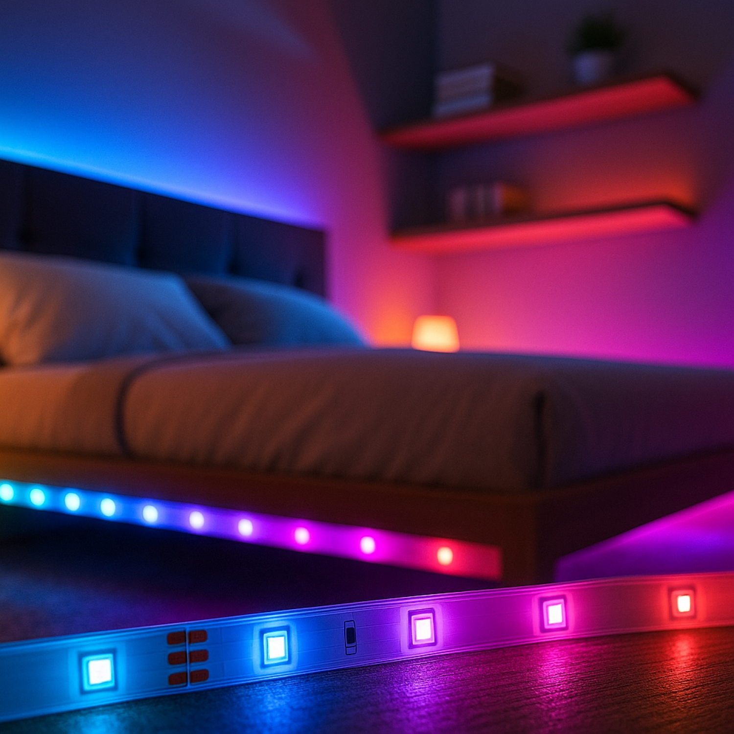 Tira LED Gaming RGB USB 3m - Setup Escritorio PC Completo con App y Remoto