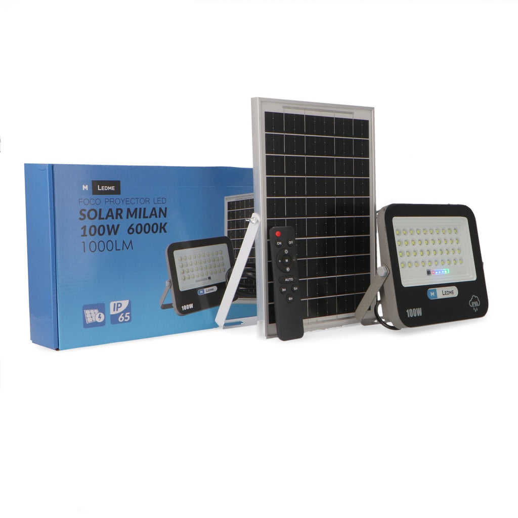 Foco Proyector Led Solar Milan 100W