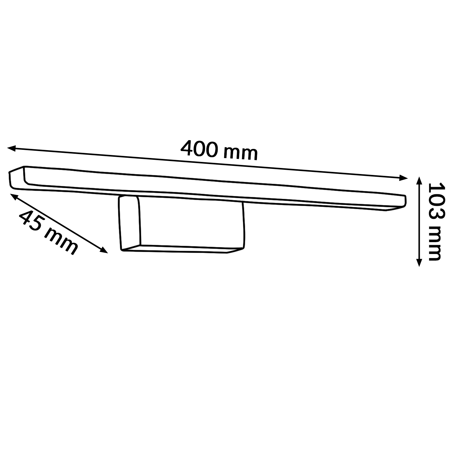 Aplique de Pared Led Mirror