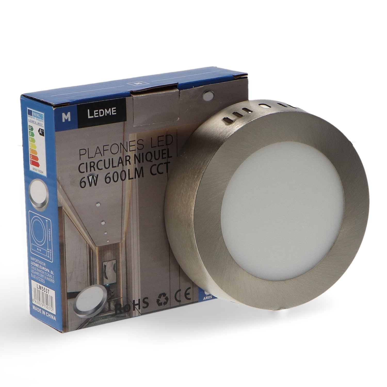 Panel de Superficie Níquel Circular Cct