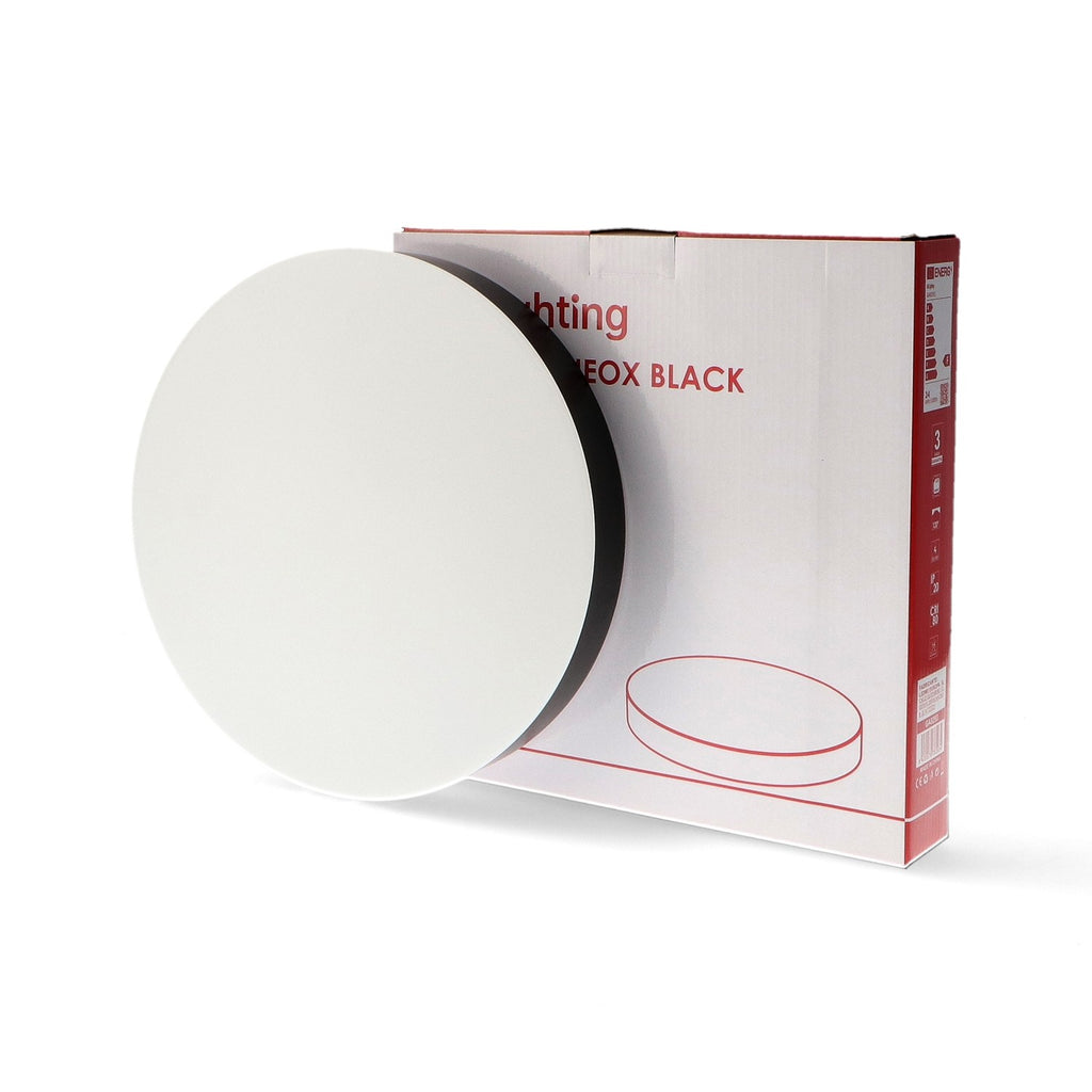 Plafón LED Neox 36W Black - Acabado Negro Elegante