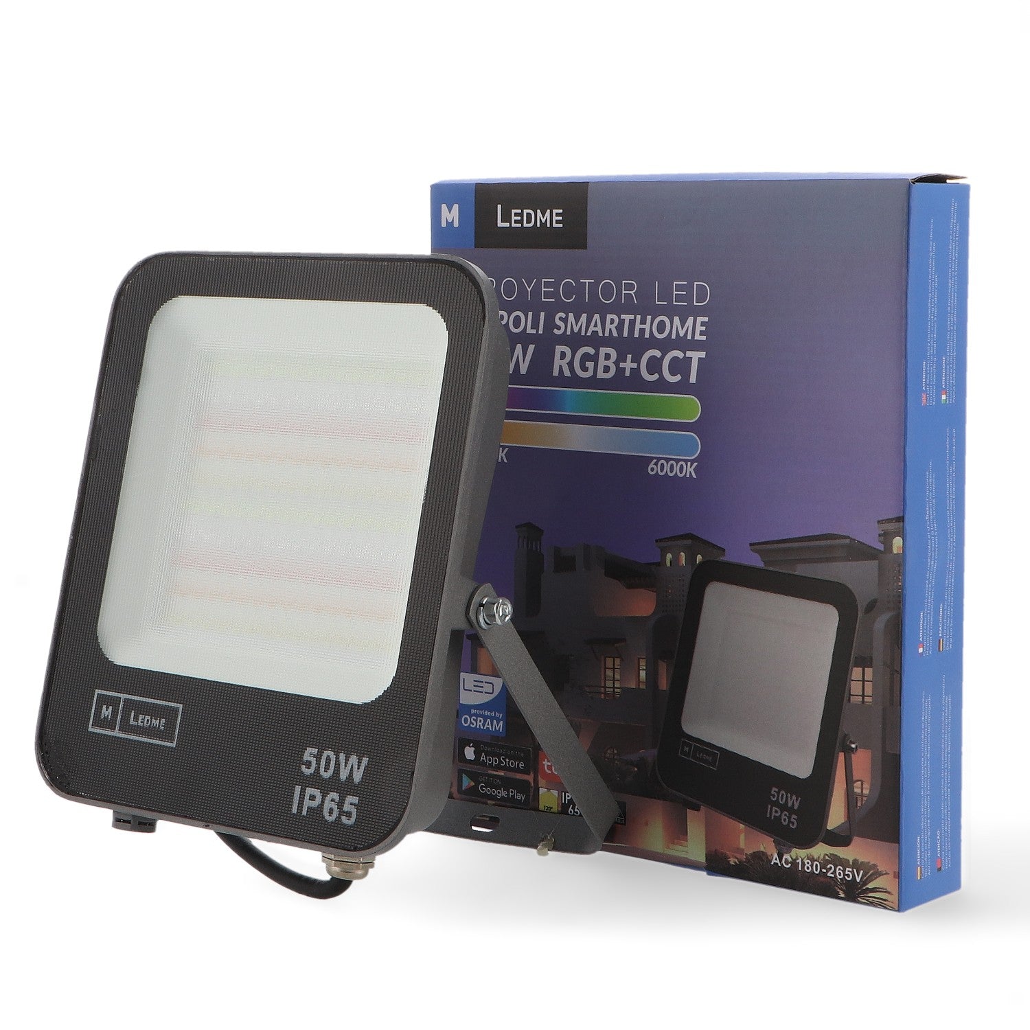 Foco Proyector Led Smarhome 50W Rgb+Cct