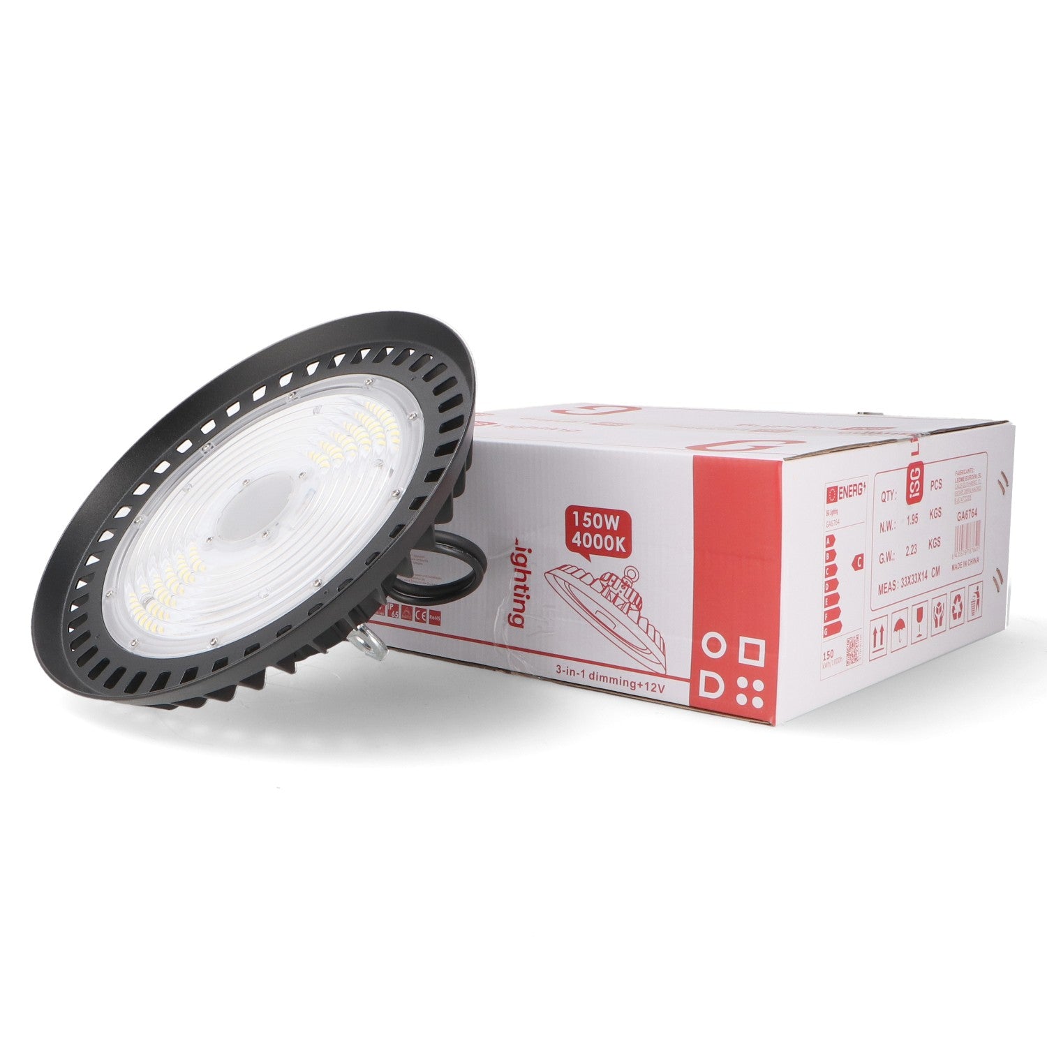 Campana Ufo Led Serie A 150W 1-10V