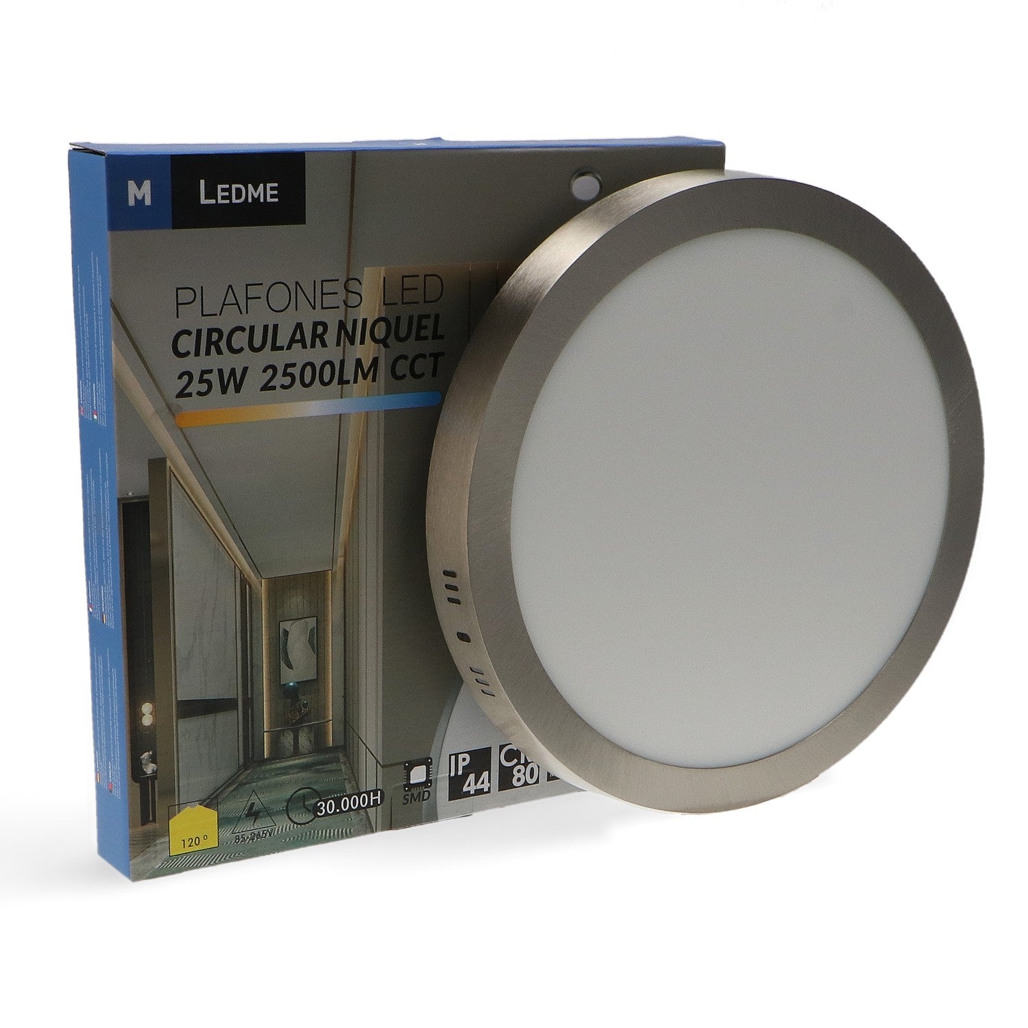 Panel de Superficie Níquel Circular Cct